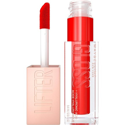 Maybelline New York Shiny Lip Gloss for Fuller Looking Lips Moisturizing with Hyaluronic Acid Lifter Gloss Candy Drop Color No. 023 Liquorice Red 1 x 5.4ml Sweetheart