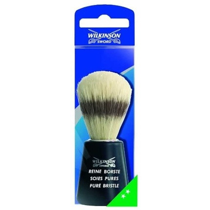 Wilkinson Sword Men's Pure Bristle Shaving Brush with Badger Imitation