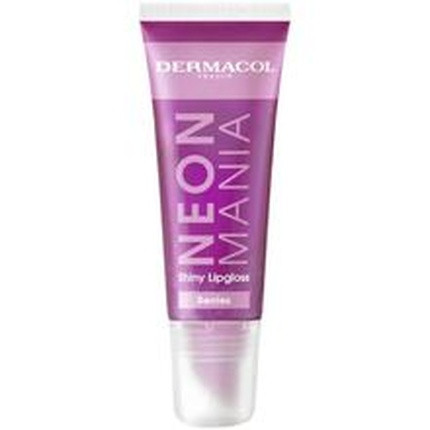 Dermacol Neon Mania Shiny Lipgloss - Lesk Na Rty 10 Ml Berries