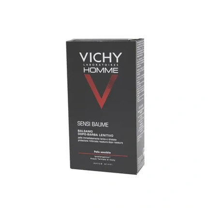 Vichy Homme Sensi Mineral Balm Aftershave For Sensitive Skin 75ml