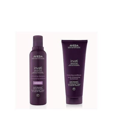 Aveda Invati Advanced Rich Shampoo and Conditioner Set 6.7 Ounce