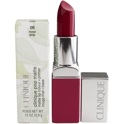 Clinique Pop Matte Lipstick Color 06 Rose Pop