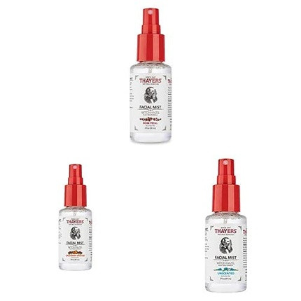 Thayers Travel Mist Toner Bundle Rose, Cranberry Orange and Unscented 3oz