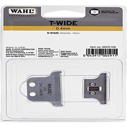 Wahl T-Wide Detailer Blade 02215-1116