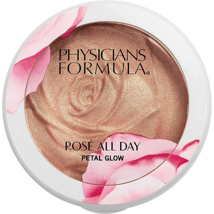 Physicians Formula Rosé All Day Petal Glow Face Highlighter with Pearl Finish for All Skin Tones Petal Pink