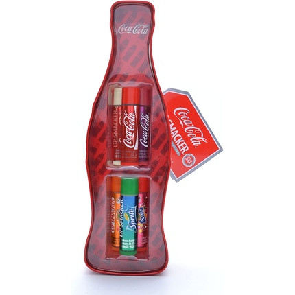 Lip Smacker Coca-Cola Vintage Tin Collection Lip Balm Set for Kids - Pack of 6