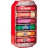 Lip Smacker Coca-Cola Collection Gift Set with Coca-Cola Sleep Mask Fanta and Sprite Flavoured Lip Balms Assorted Authentic Coca Cola-Flavoured Lip Balm with Red Sleep Mask Travel Set 2023 Version Tin Collection