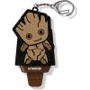 Lip Smacker Marvel Guardians of the Galaxy Lip Balm for Kids with Marvel Keychain Popsicle Shape Infused with Castor Oil Groot Beer Float Groot Keychain Lip Balm