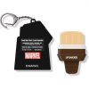 Lip Smacker Marvel Guardians of the Galaxy Lip Balm for Kids with Marvel Keychain Popsicle Shape Infused with Castor Oil Groot Beer Float Groot Keychain Lip Balm