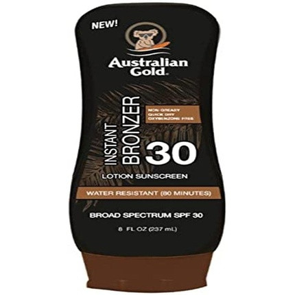 Australian Gold SPF 30 Lotion with Instant Bronzer 237ml