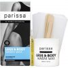 Parissa Legs & Body Warm Wax Kit Salon-Style Microwavable Formula for Coarse Hair Removal on Face or Body At-Home Waxing Kit