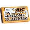 BIC Chrome Platinum Double Edge Safety Razor Disposable Single Blades 100 Pack