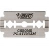 BIC Chrome Platinum Double Edge Safety Razor Disposable Single Blades 100 Pack