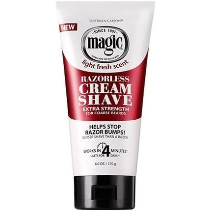 SoftSheen-Carson Magic Razorless Cream Shave Extra Strength for Coarse Beards 6oz