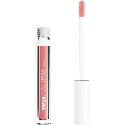 Wet n Wild Mega Slicks Lip Gloss Extra-Shiny Light and Bright Texture with Hyaluronic Acid and Vegan Collagen Snuggle Sesh