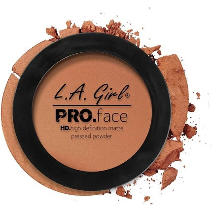 LA Girl Pro Face Powder GPP614 Chestnut with Free Nail Polish