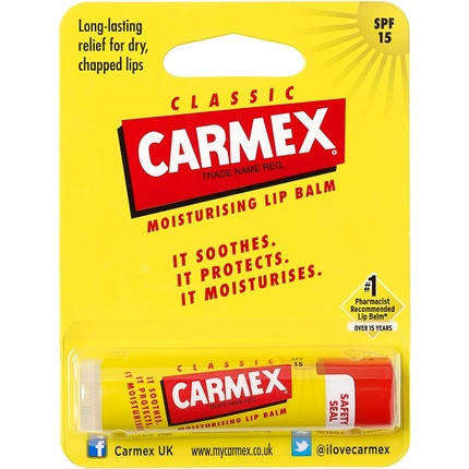 Carmex Classic Lip Balm Stick Spf 15 4.25g