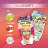 7th Heaven Red Hot Sauna Gently Warming Face Mask with Lime Oil and Jasmine for Skin Detox - Ideal for Normal, Combo & Dry Skin