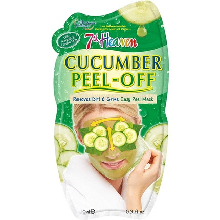 7th Heaven Cucumber Easy Peel-Off Face Mask with Lime and Jasmine for Oily, Normal and Combination Skin 10ml