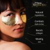 7th Heaven Renew You Gold Radiance Eye Masks Enriched with CoQ10 and Soybean Extract to Combat Dark Circles and Puffiness