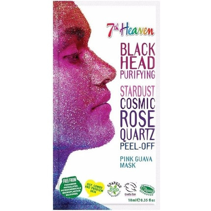 7th Heaven Stardust Cosmic Rose Quartz Easy Peel-Off Face Mask for Healthy Glowing Skin