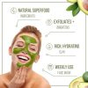 7th Heaven Superfood Avocado Clay Mask Brightening and Exfoliating Mask with Avocado and Walnut for Deep Pore Cleanse 10g