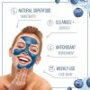 7th Heaven Superfood Blueberry Mud Face Mask with Refreshing Raspberry and Antioxidant Blueberry 10g