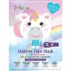 7th Heaven Unicorn Face Sheet Mask with Acai and Pomegranate to Soothe and Nourish Skin