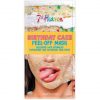 7th Heaven Birthday Cake Peel-Off Face Mask with Plant Based Sprinkles and Vanilla to Exfoliate and Moisturise Skin