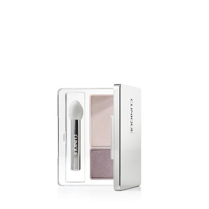 Clinique All About Shadow Duo Eye Shadow Makeup Safe For Sensitive Eyes AB Twilight Mauve Brandied Shimmer