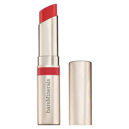 bareMinerals Dewy Lip Gloss Balm Hydrating Lip Gloss Tinted Lip Balm Hybrid Shine Finish 24 Hour Hydration For Soft Smooth Lips Non Sticky Vegan Strength