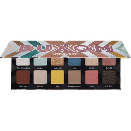 Buxom Xtrovert Eyeshadow Palette 12 Eyeshadows 1.1g