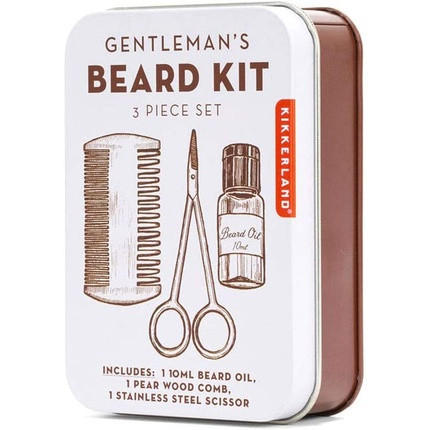 Kikkerland Gentleman's Beard Tin