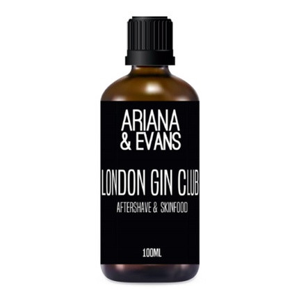 Ariana & Evans London Gin Club Aftershave Made in USA 100ml with Aloe Vera Juice