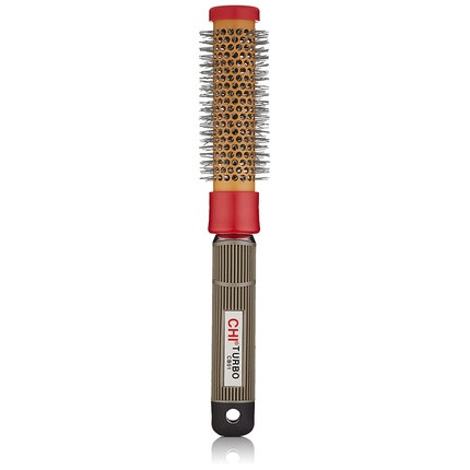 CHI Ceramic Round Nylon Small Brush Red & Gold 1 Count