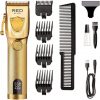 Red by Kiss Cordless Hair Clippers Hair Trimmer for Professional Haircut Grooming Kit for Men Ultra Clean-Cut Clipper Cordless