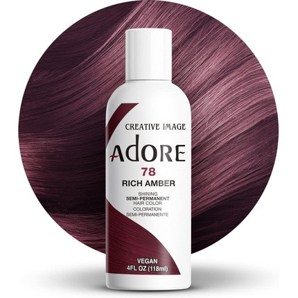 Adore Shining Semi-Permanent Hair Colour 78 Rich Amber 118ml