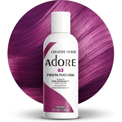 Adore Shining Semi-Permanent Hair Colour 83 Fiesta Fuchsia