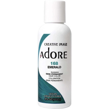 Adore Shining Semi Permanent Hair Colour 168 Emerald 118ml