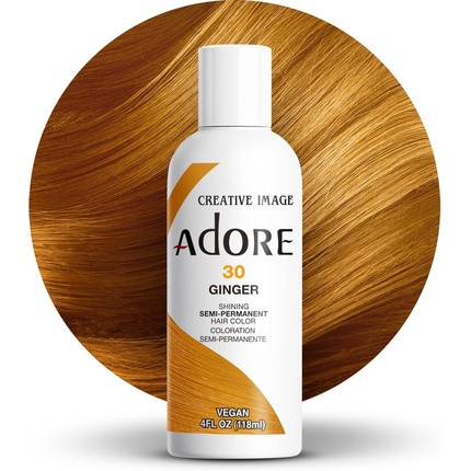 Adore Shining Semi-Permanent Hair Colour 30 Ginger Dark Brown 118ml