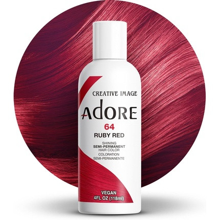 Adore Shining Semi-Permanent Hair Colour 64 Ruby Red 118ml