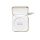 Jane Iredale Refillable Compact Aluminum Shell with Magnetic Closure and Interior Mirror for On-The-Go Use White