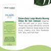 Clean + Easy Large Muslin Strips for Hair Removal 100 Count 3" X 9"