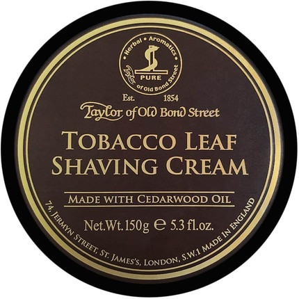 Taylor of Old Bond Street Shave Cream Tobacco Leaf 150ml