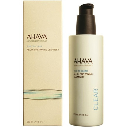 AHAVA All In One Toning Cleanser Toner and Makeup Remover 3 in 1 Cleanser 250ml