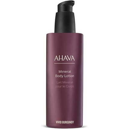 AHAVA Vivid Burgundy Mineral Body Lotion 250ml - Hydrating and Comforting Skin with Dead Sea Minerals