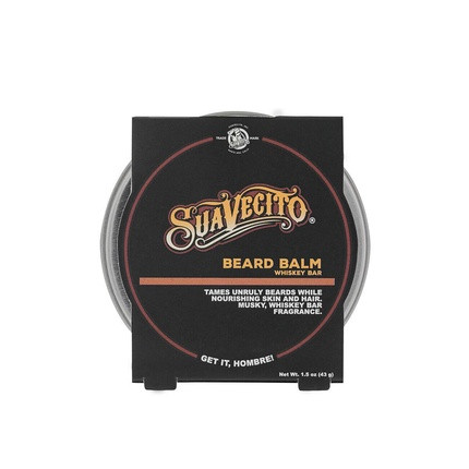 Suavecito Men's Beard Balm Whiskey Bar Scent Fragrance Styling Product 1.5oz 43g