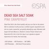 BCL SPA Dead Sea Salt Soak Pink Grapefruit 454g