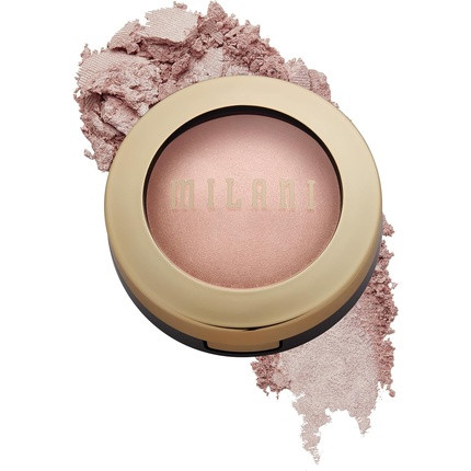 Milani Baked Highlighter Dolce Perla Cruelty-Free Powder Highlighter for Shimmering or Matte Finish