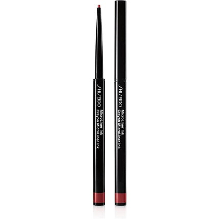 Shiseido Smudge-Proof Water-Resistant  Burgundy Micro Thin Eyeliner Pencil